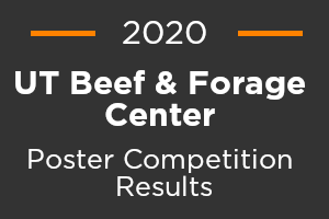 2020 UT Beef and Forage Center Poster Competition Results