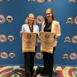 Rebecca Finchum and Kenzy Hoffman recognized by International Stockmen's Education Foundation