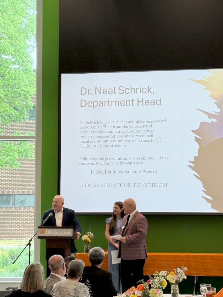 Dr. Schrick ad Dr. Carver giving opening statements for the banquet