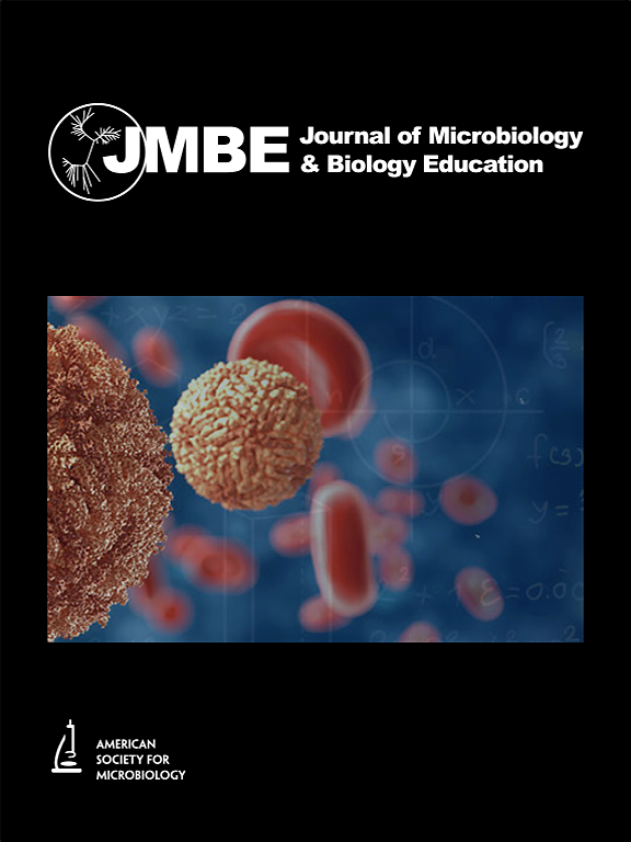 Logo of the Journal of Microbiology and Biology Education from the American Society for Microbiology